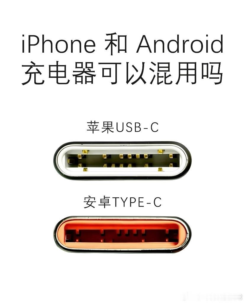 不同品牌手机充电器不建议混用充电误区｜Type-C看着一样不能乱充好多人分不清苹