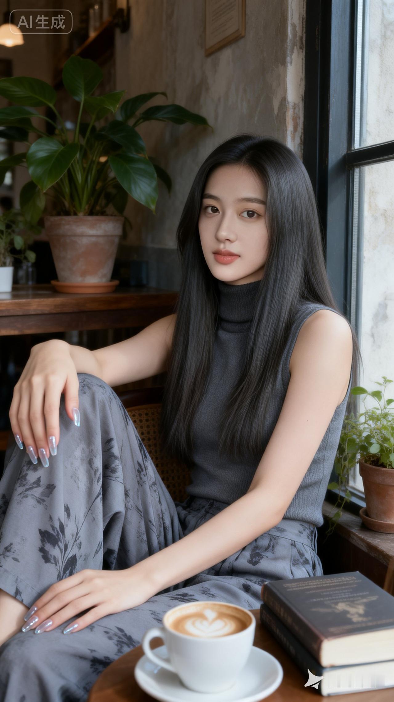 静谧午后，咖啡与书香相伴，享受宁静时光。