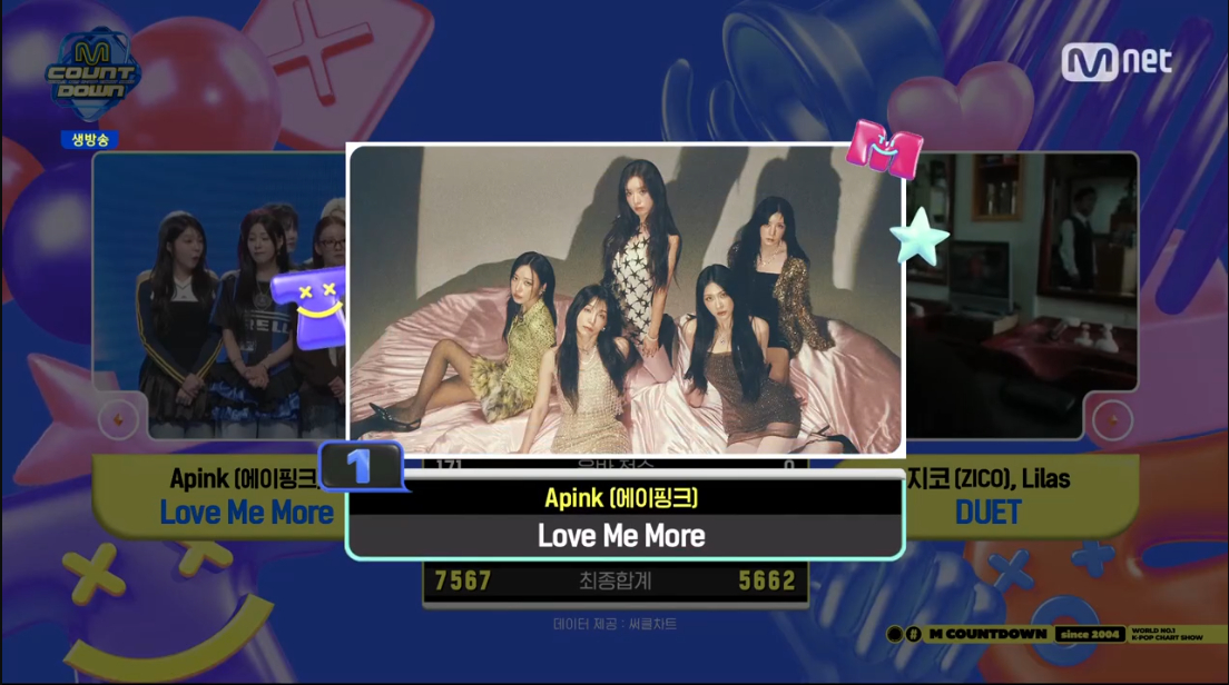 0115《MCD》1位：Apink 