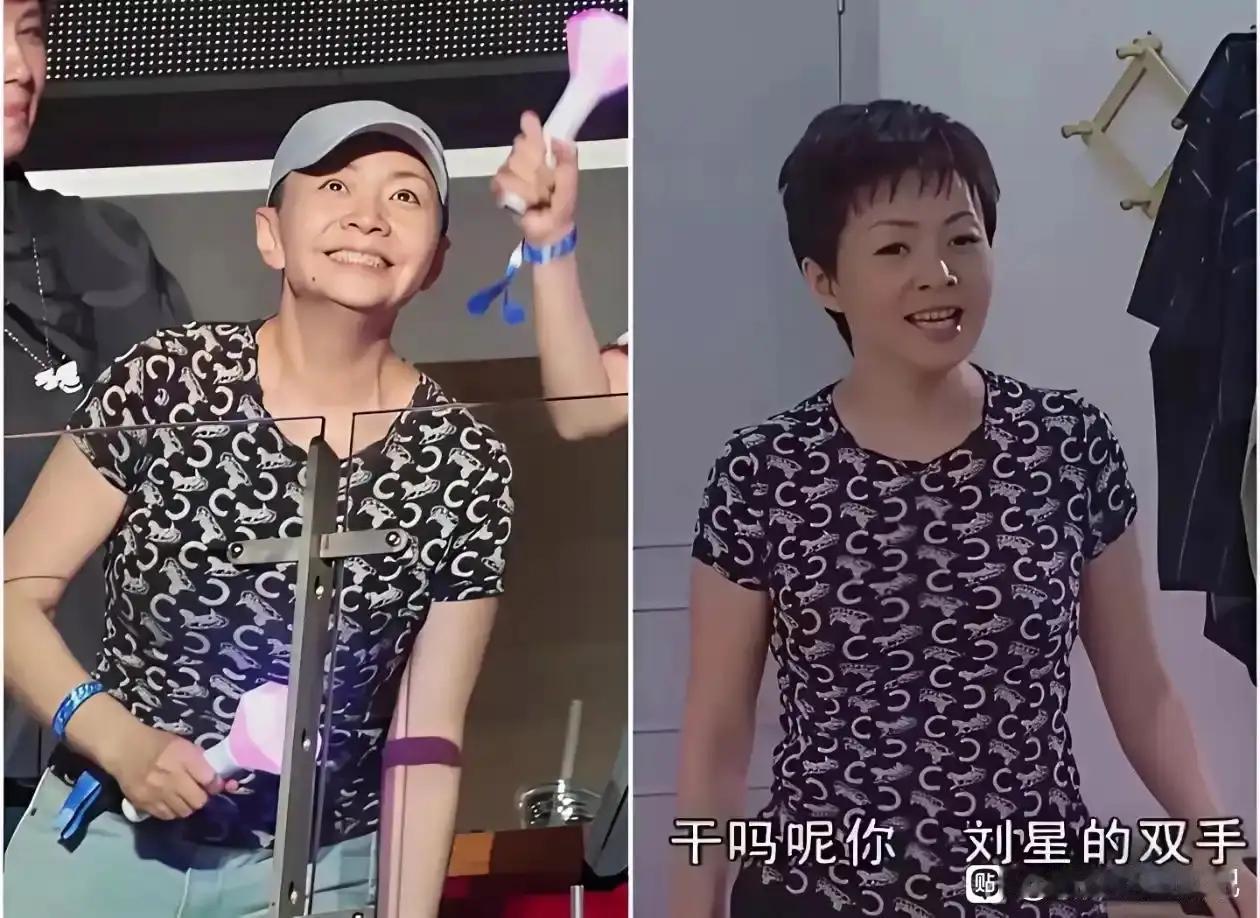 丹丹穿的分明就是一样的衣服，应该不是一件，因为跨越年代差不多二三十年左右。或许是