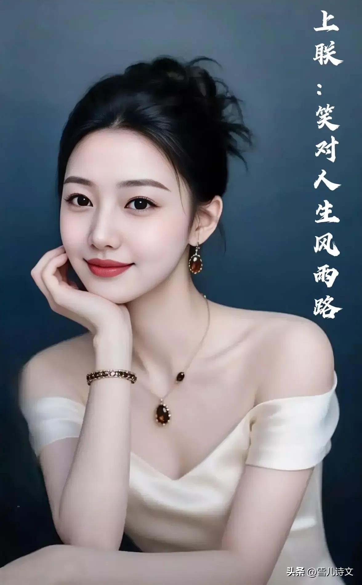 笑对人生风雨路，优雅女神展风采。高贵的气质女人 永远美丽而自信 无惧路途多坎坷 