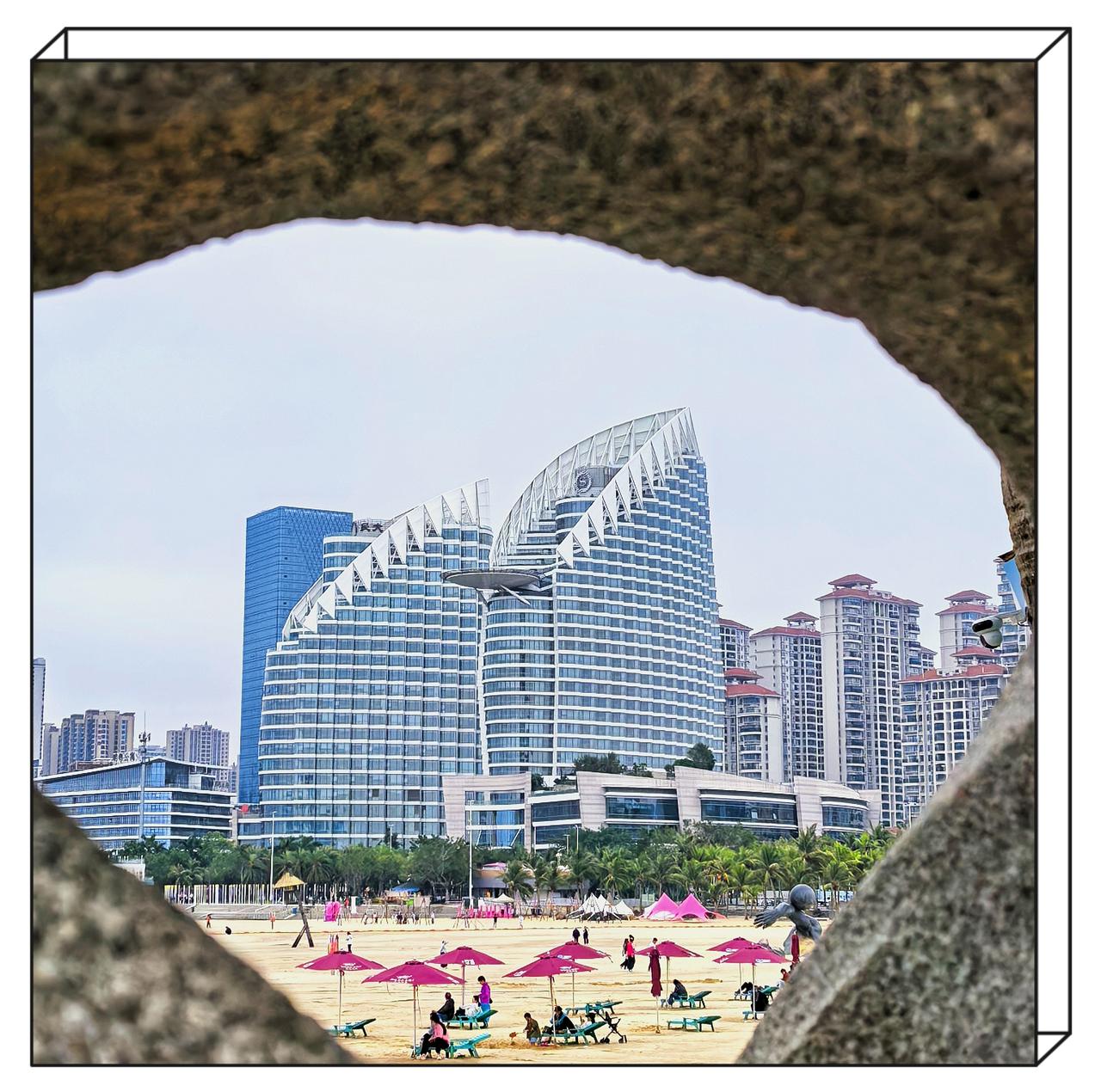 旅行途中的景色印象中的湛江
