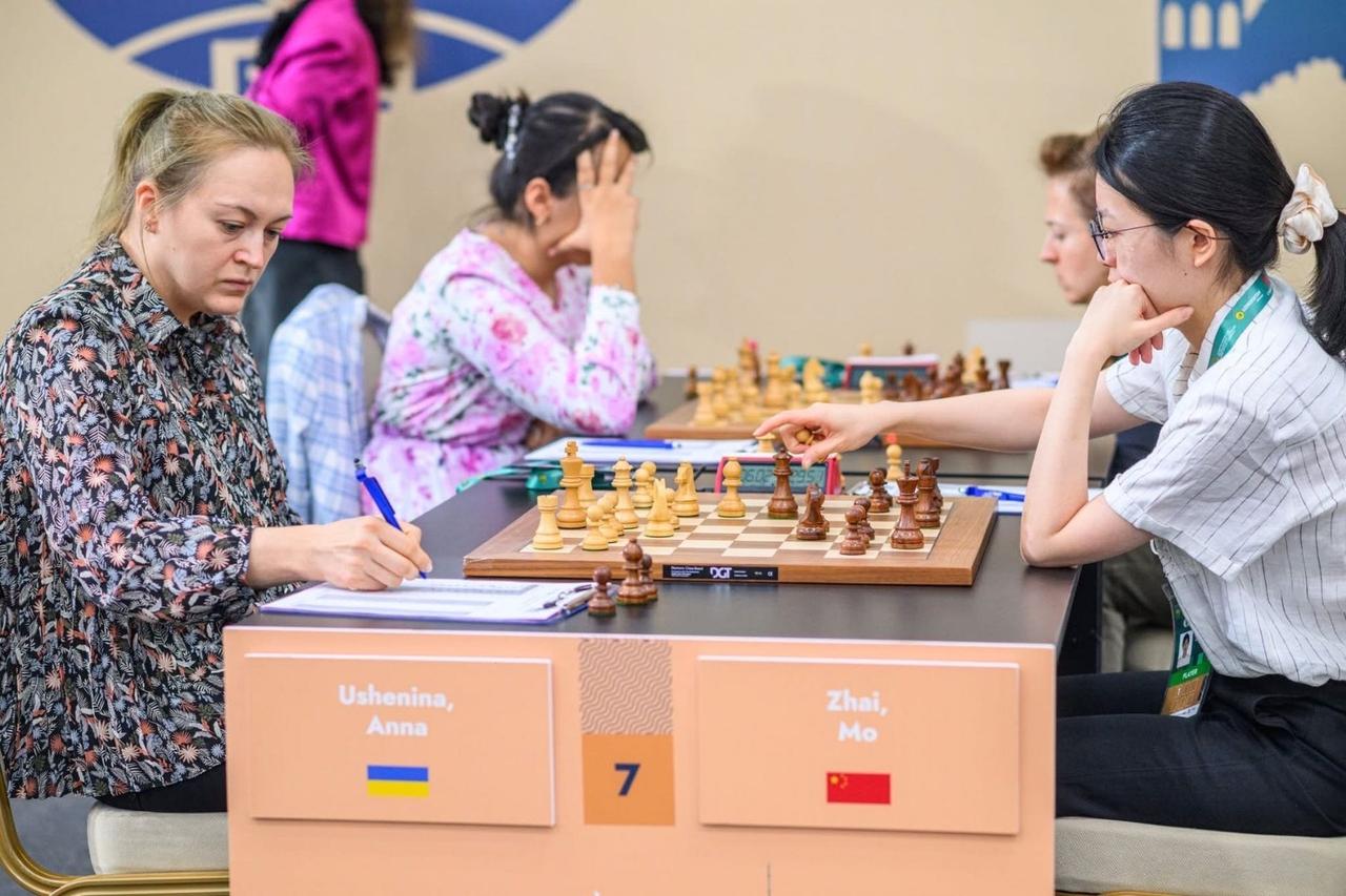 国象大瑞士制赛女子组，谭中怡弈和对手，宋宇新遭遇首败，瓦伊莎丽继续领跑。

国际