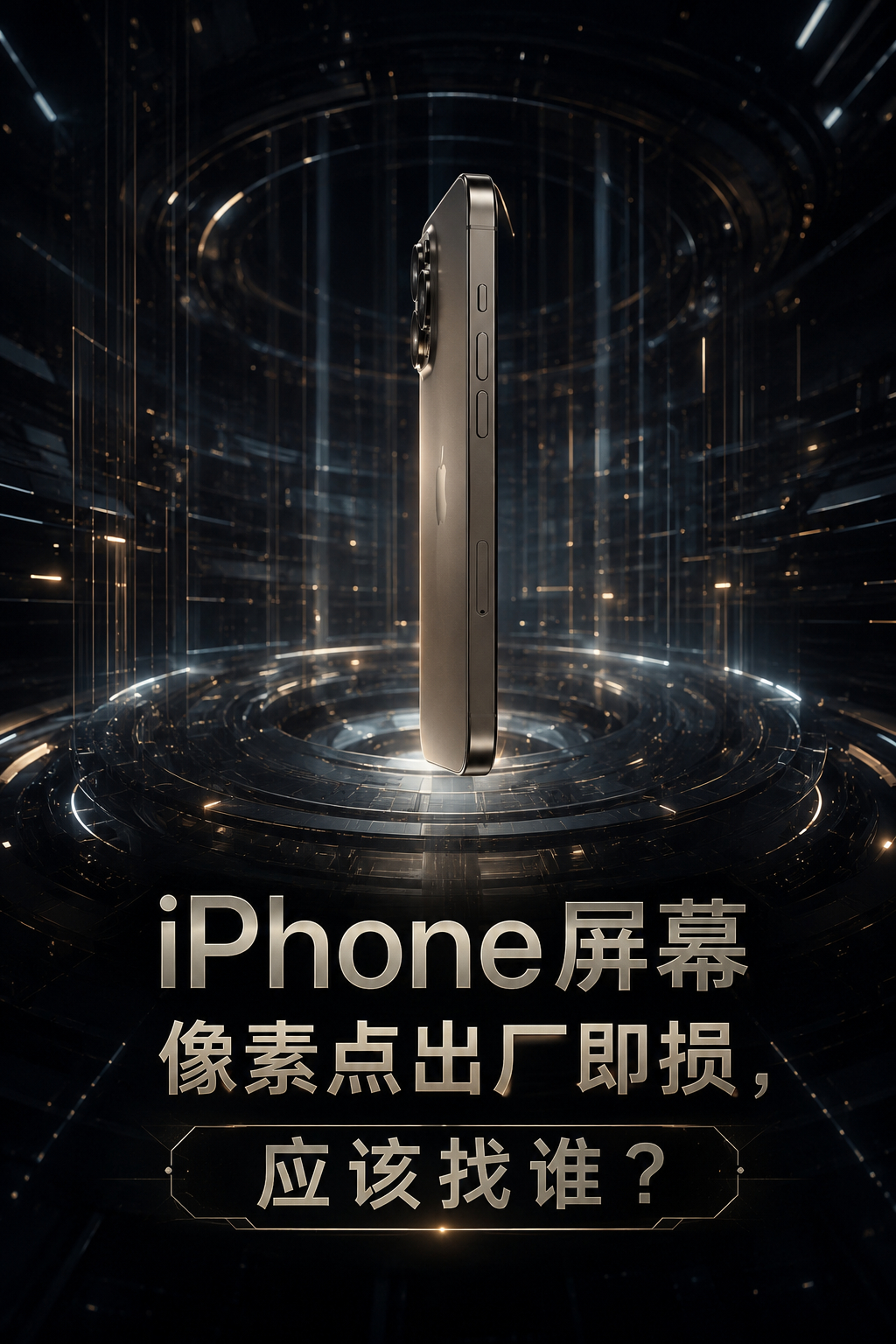 在PDD、TB、 JD 百亿补贴新买的iPhone拆箱，发现屏幕有像素点坏 ① 
