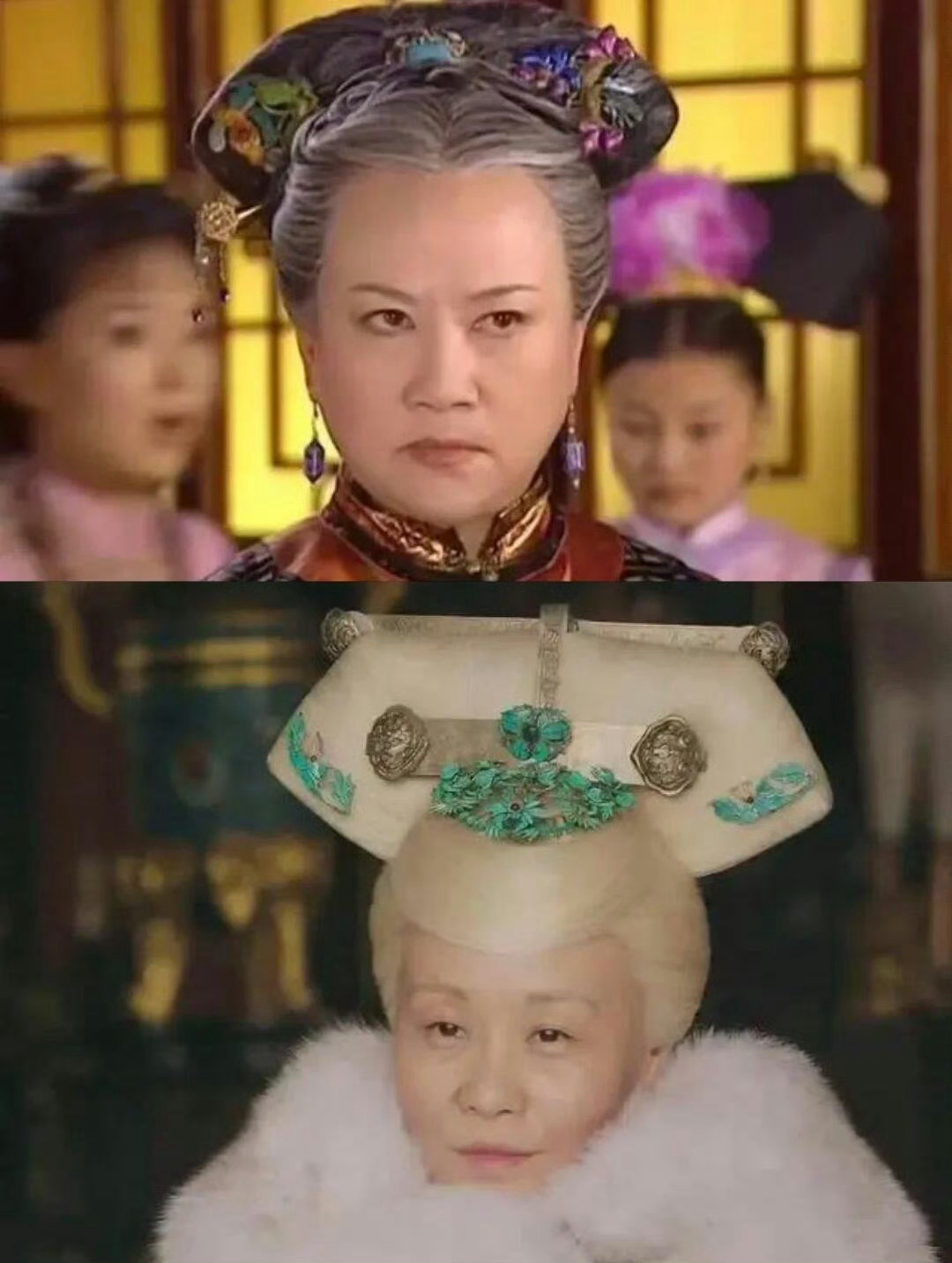 如懿传里的白色旗头看起来怎么这么奇怪 ​​​