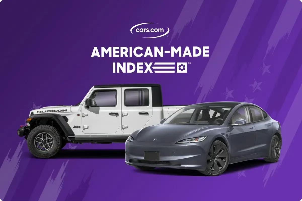 美国本土造车榜单更新，特斯拉交出连续六年登顶的亮眼成绩。

Cars.com发布