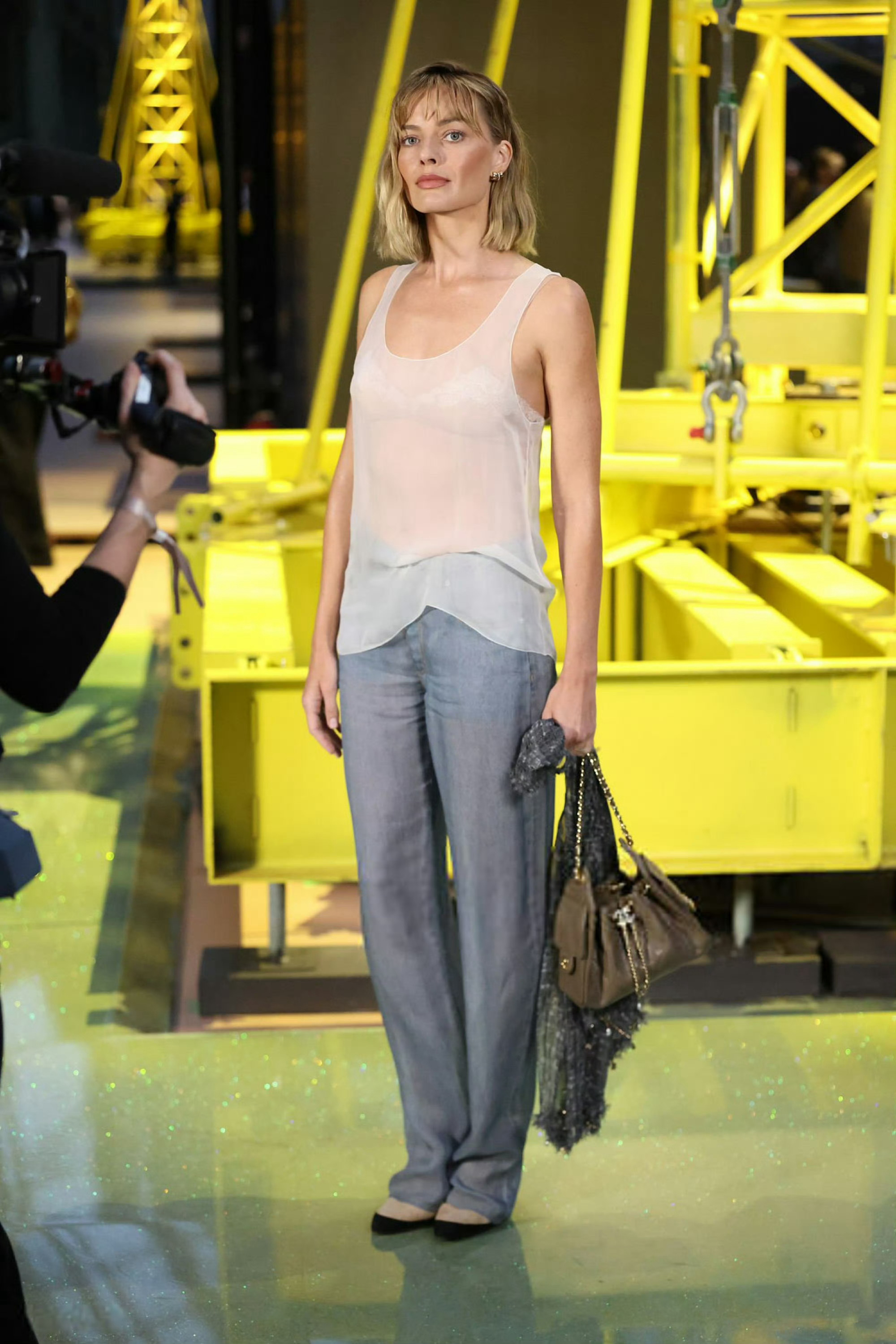 玛格特罗比 巴黎时装周 