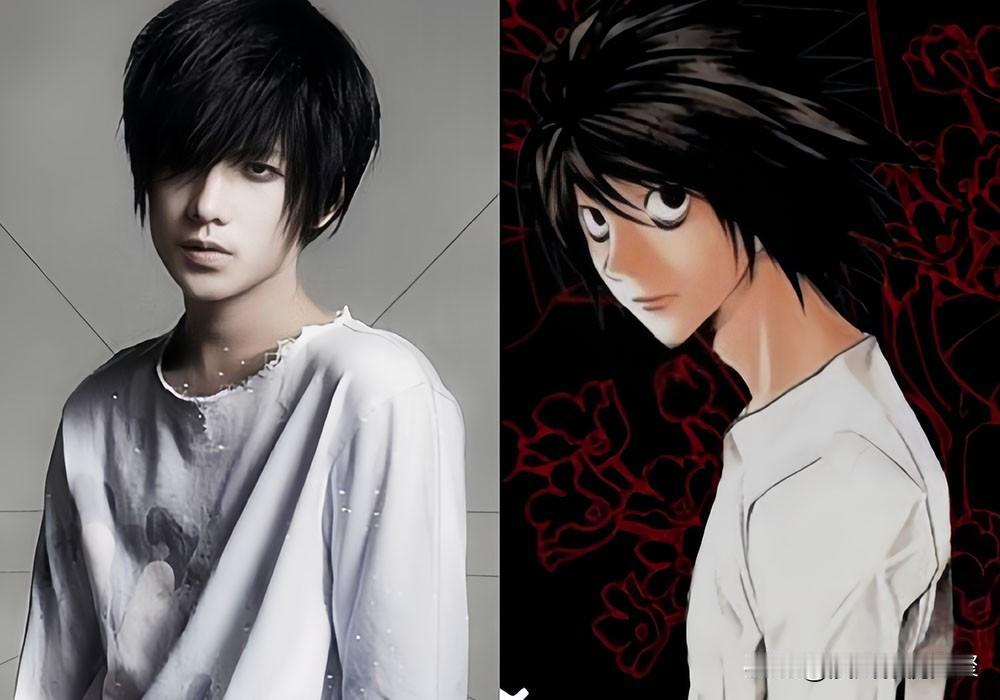 原来杨洋也玩过cos，这组早期的大片，cos的是《死亡笔记》里的L。气质外形都很