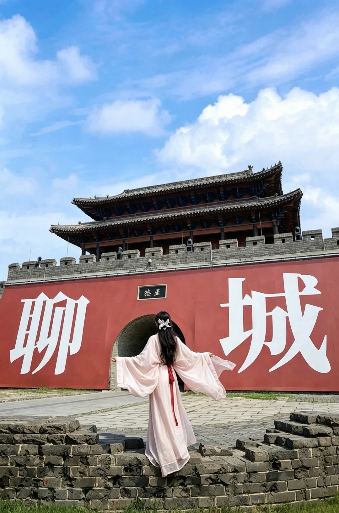 聊城水上古城汉服拍照路线📷终于被我摸透了