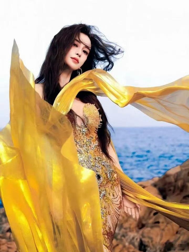 氧化菊把杨颖穿过的礼服碎钻弄丢一颗啥时候的图啊居然一点印象都没有 姐太美了555