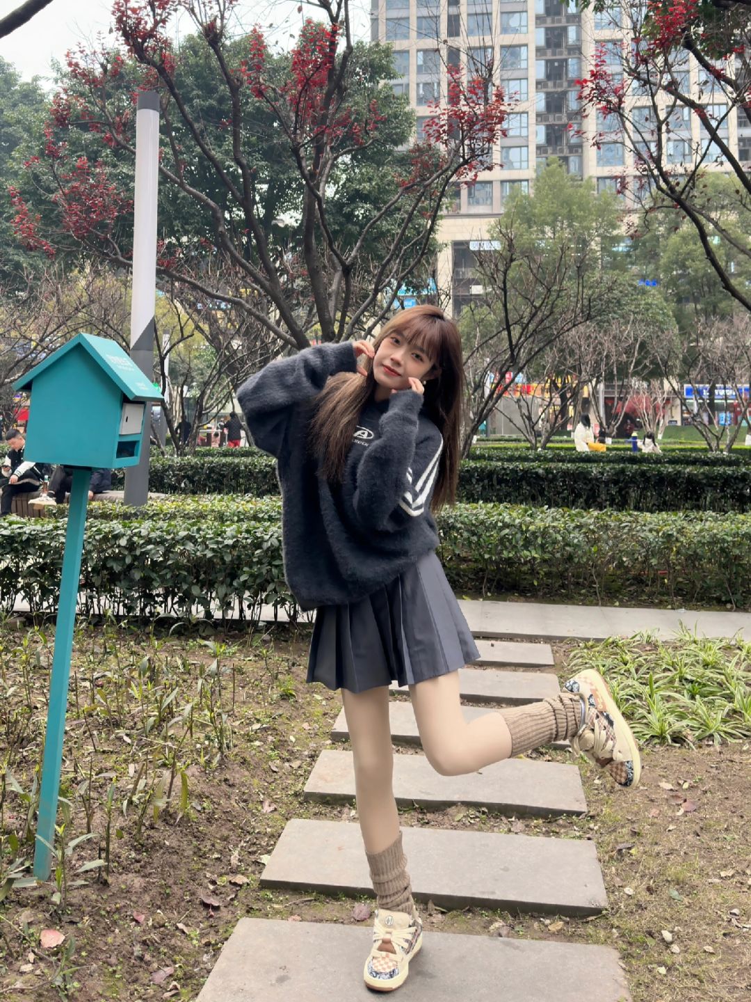 青春甜美的一套