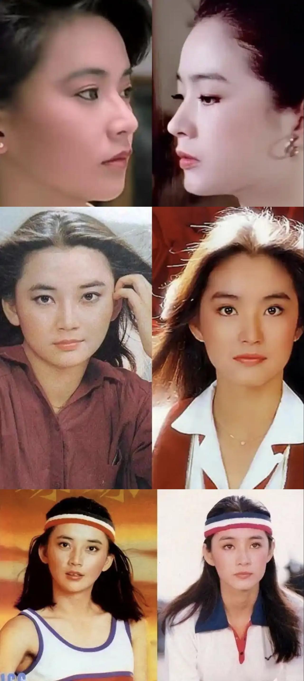 不少影迷说过胡慧中和林青霞长得很像，其实胡慧中刚出道时就被媒体冠以“林青霞接班人