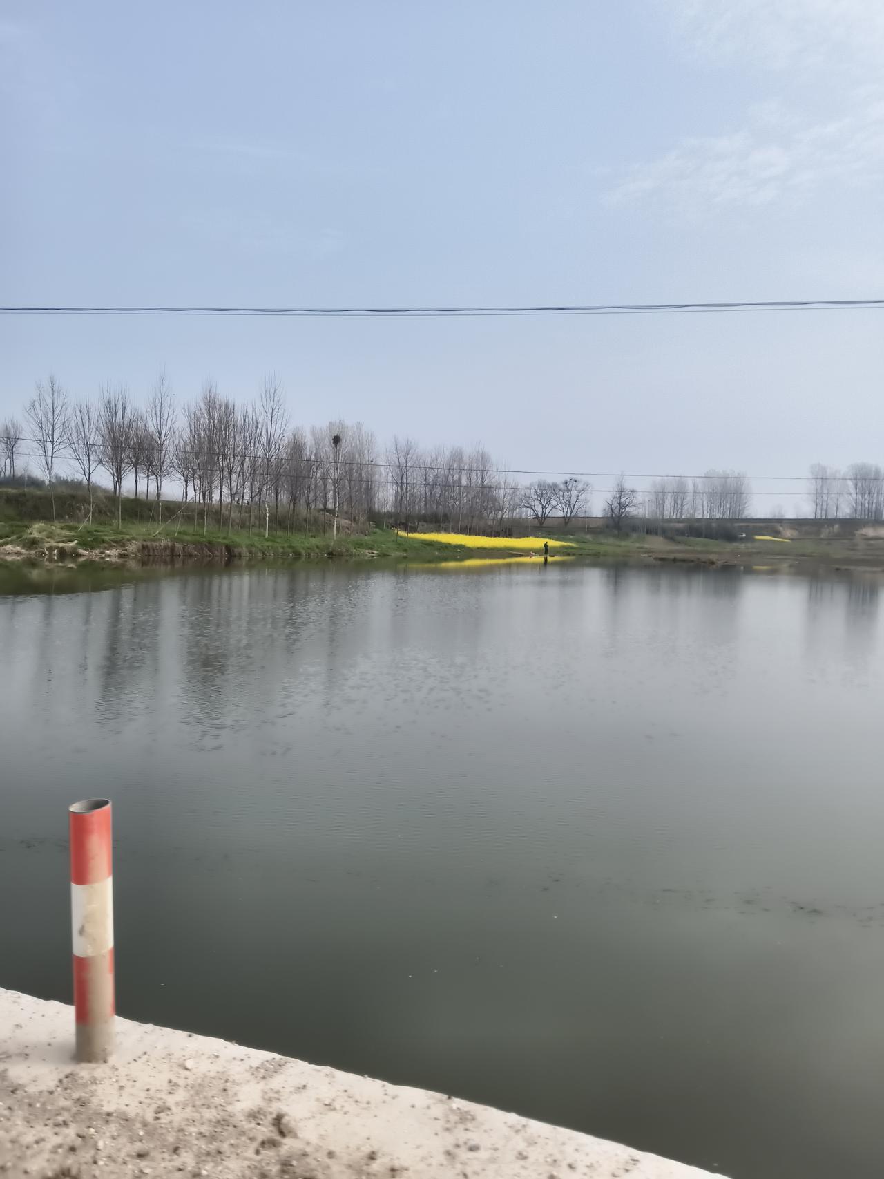 午后无事，慢悠悠踱进沿河公园。
 
风贴着河面吹来，带着浅浅的水汽，温柔又清爽。