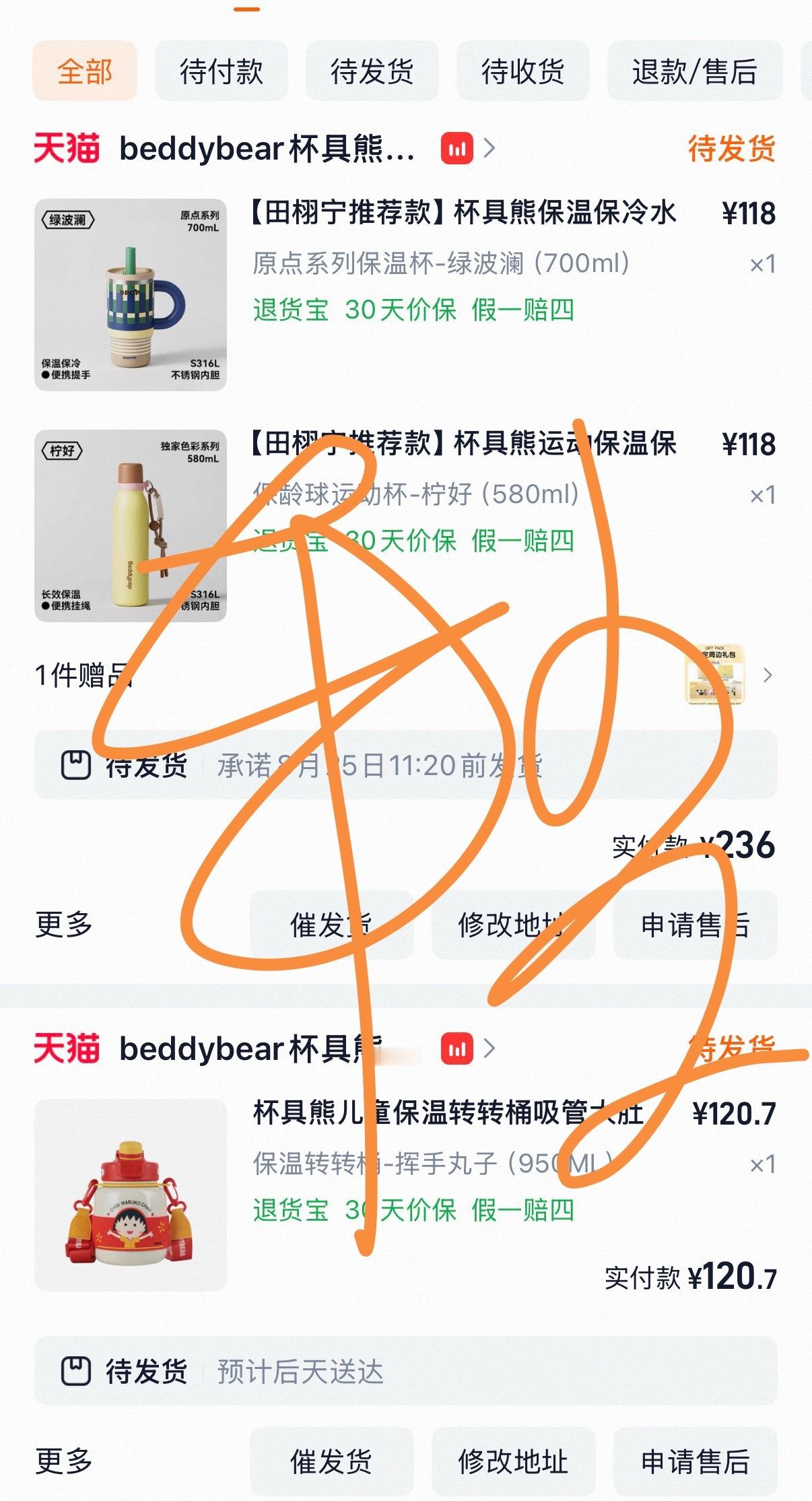 杯具熊品牌代言人田栩宁