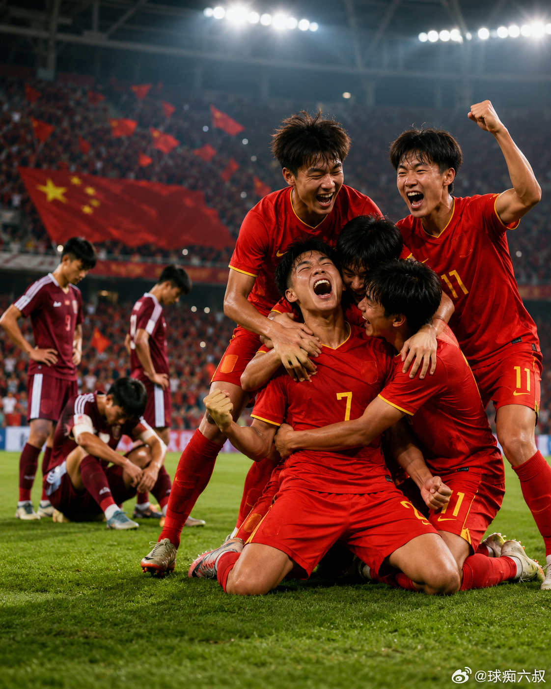 中国U17男足2比0卡塔尔，时隔21年又进世界杯了。说实话，这个话题真不能只用一