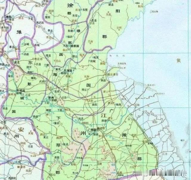 古徐州治所郯城→薛国→下邳→彭城