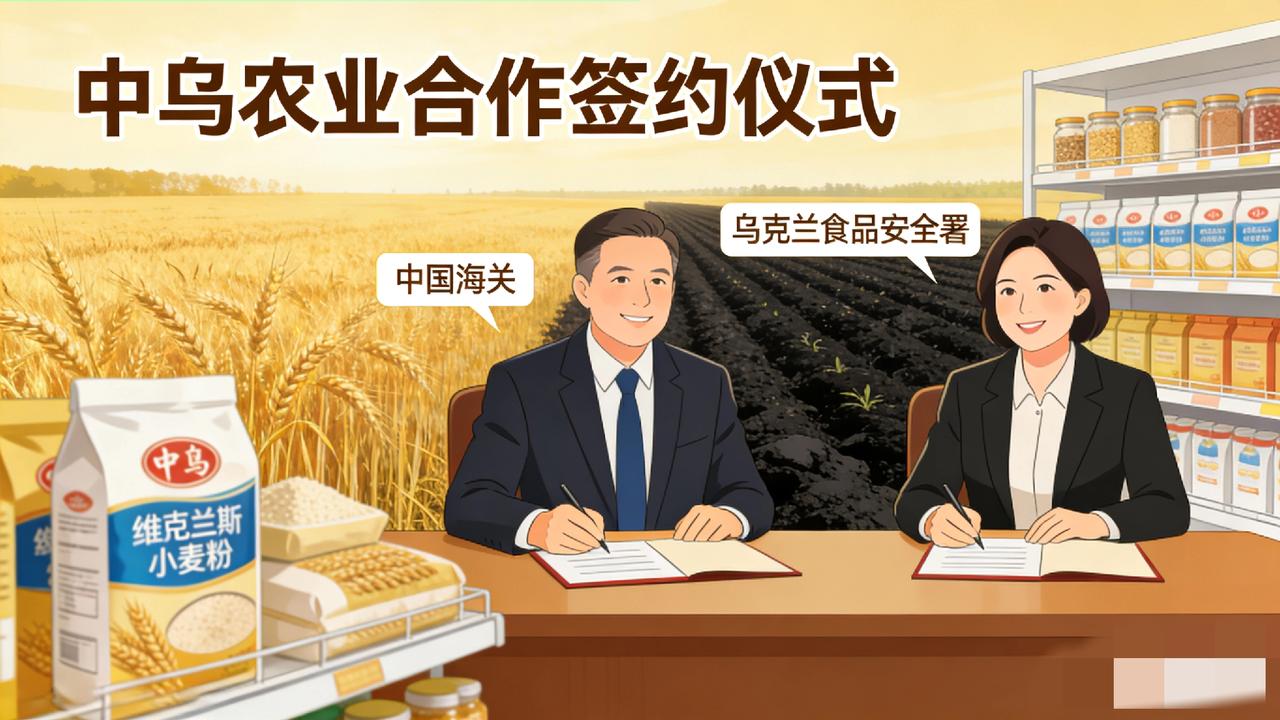 刚刚传来！中乌农业合作又迈出关键一步。
4月7日消息，中国海关总署与乌克兰食品安