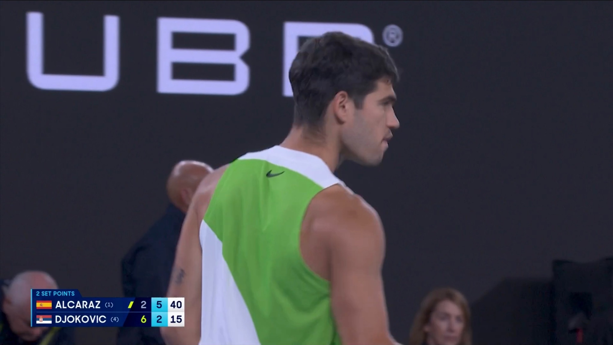 局面对调，二者互送标准比分，接下来一盘比一盘重要！德约科维奇vs阿尔卡拉斯