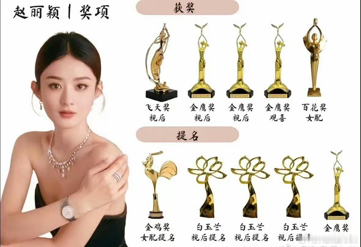 85花华语八大奖履历赵丽颖：85后唯一电影电视双领域主流奖获得者 