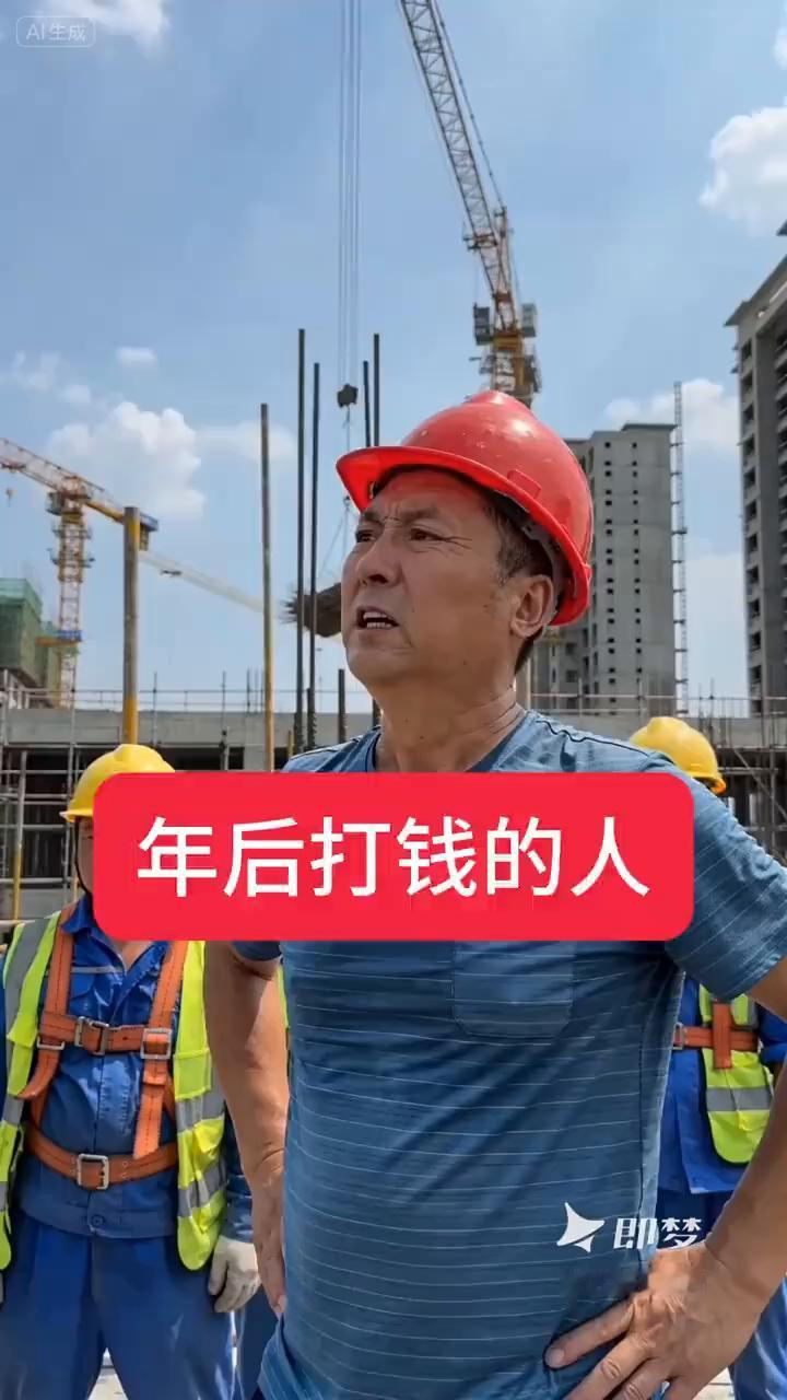 年后打钱的人。
工程王总包。
那些说年后打钱的，年都跑远了。工程款呢？现在说什么