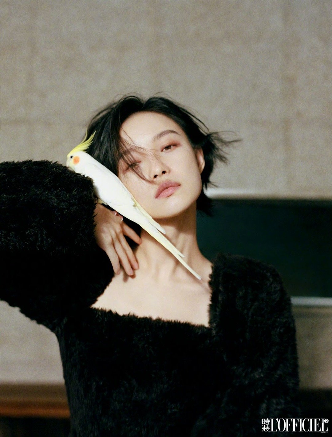 倪妮时装十二月封面倪妮时装闭年刊封面 倪妮找到了与自我对话的最佳频道！封面中的她