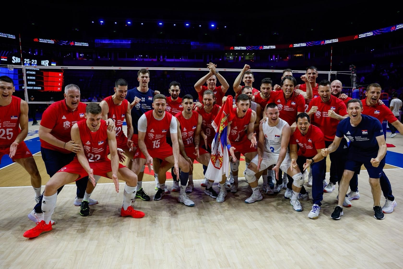 -【2026年世界男排联赛(VNL)分站赛第三周】塞尔维亚🇷🇸3-1乌克兰?