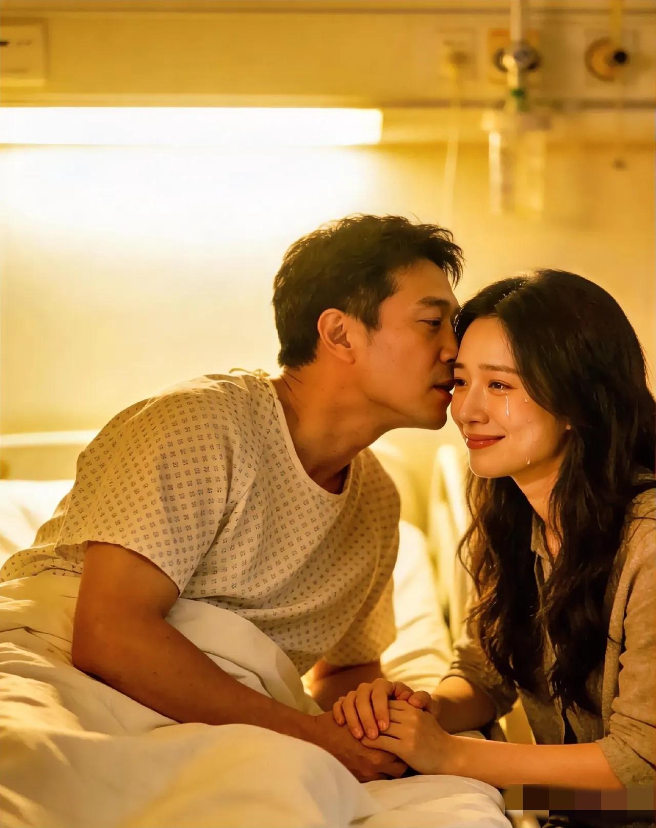 江苏一男子手术失败快不行了，妻子抱着他哭得肝肠寸断，谁料，男子却凑到妻子耳边说了