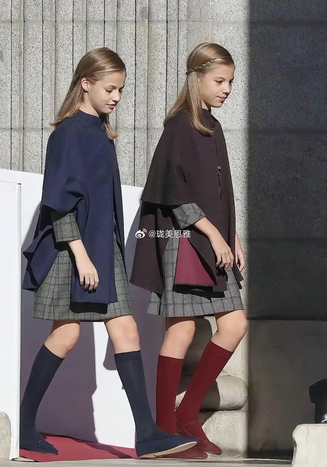 西班牙王室姐妹未来的西班牙女王，姐姐莱昂诺尔是王储妹妹索菲亚 07年出生 