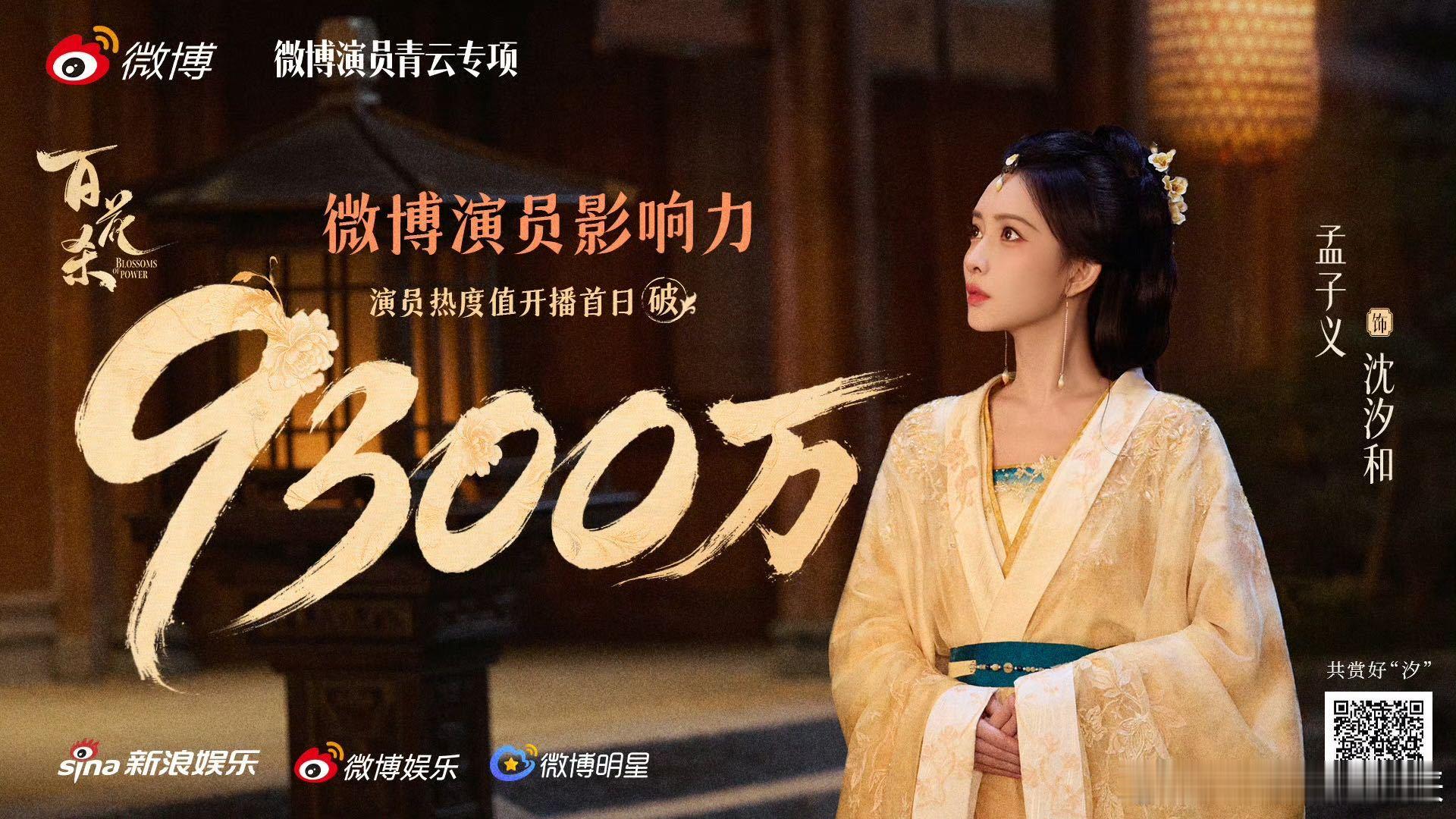 孟子义7月角色热度TOP1 追《百花杀》真的太上头了！孟姐不仅戏里杀伐果断，戏外