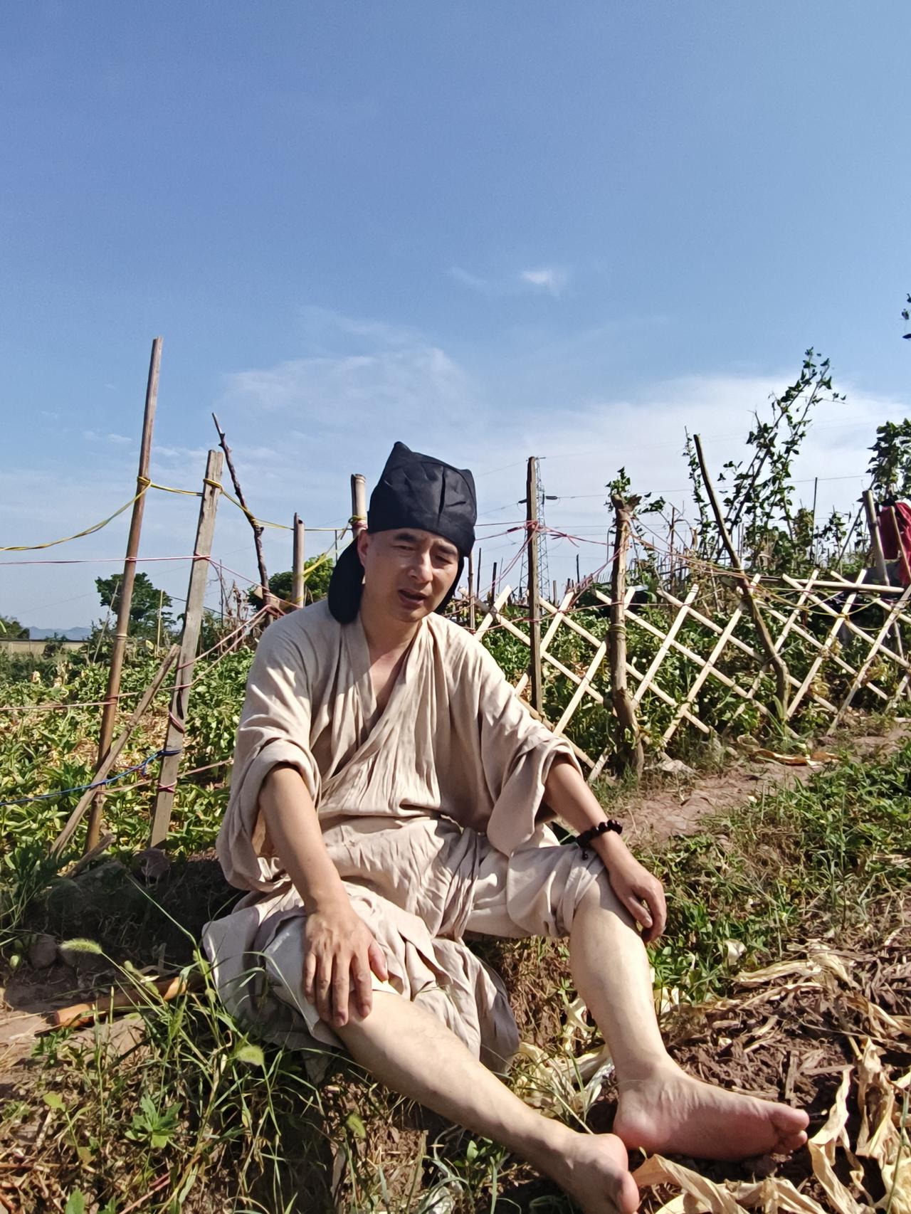 五律·雨后闲宵
〔当代〕邹謇
 
雨歇炎光敛，平畴淡霭浮。
疏星垂远垄，片月挂林