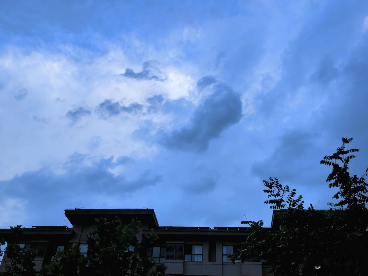 天津强雷暴之夜。昨夜的天津，一场雷雨闹得整夜未歇。
暗沉沉的夜空里，闪电接连划破