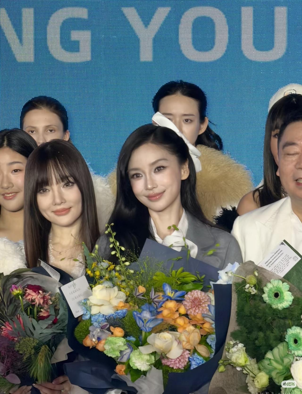 angelababy看秀完全生图女王来的angelababy ​​​