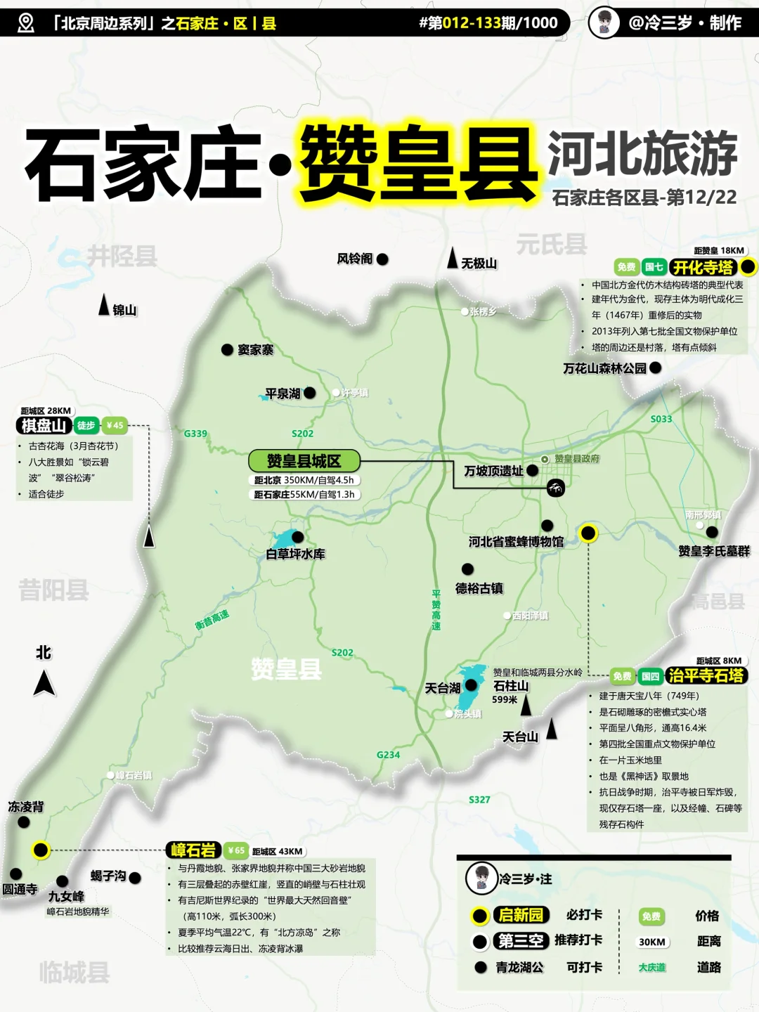 石家庄最南边县城，赞皇县有啥好玩的