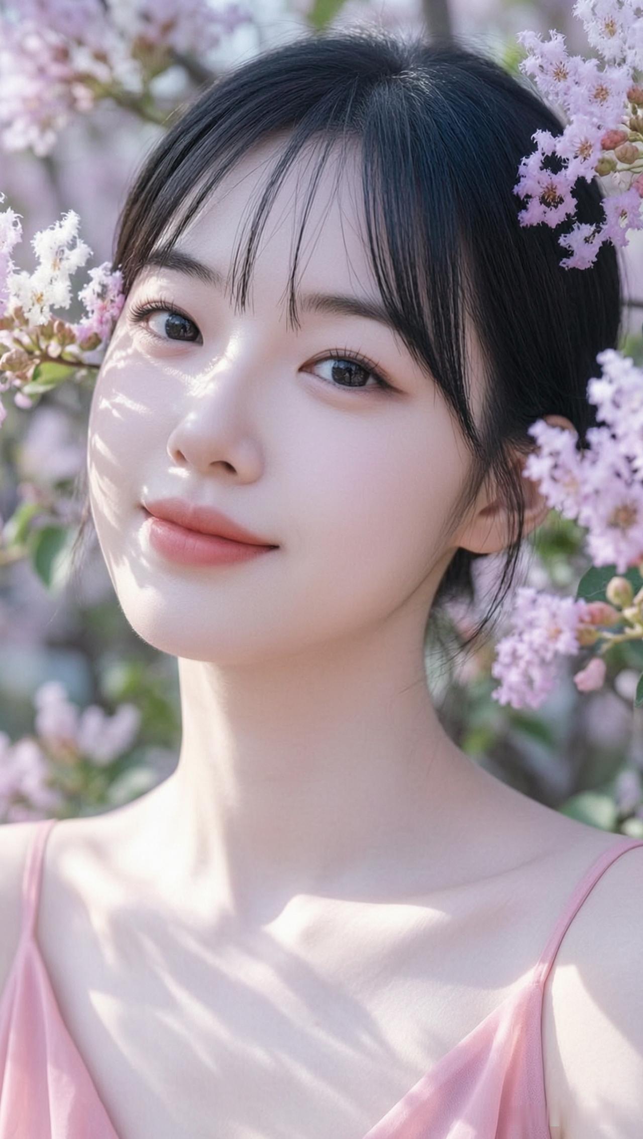 樱花树下，温柔笑靥，春日里的少女心