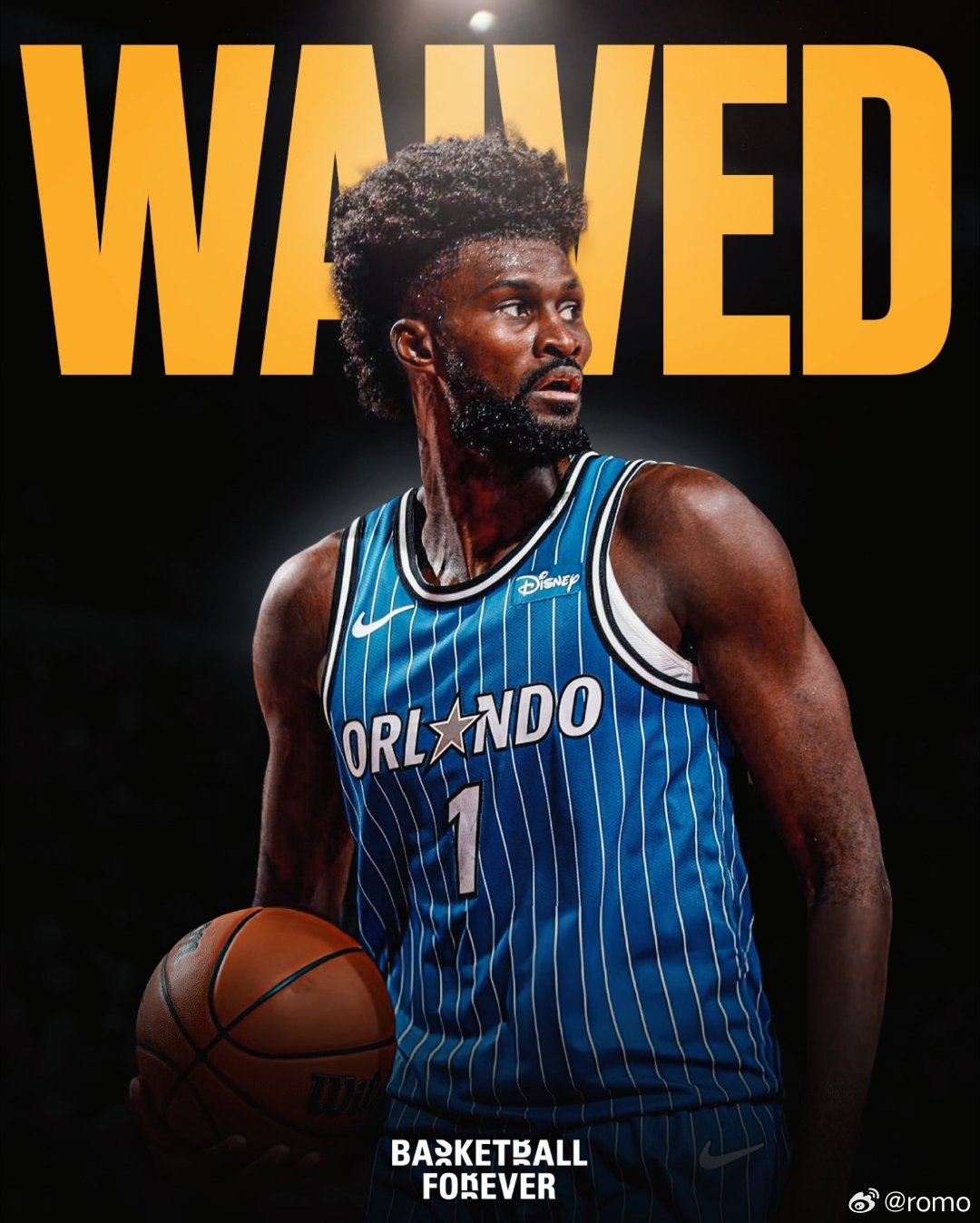 奥兰多魔术队裁掉了乔纳森·艾萨克。这位2017年NBA选秀的第六顺位新秀，在为魔