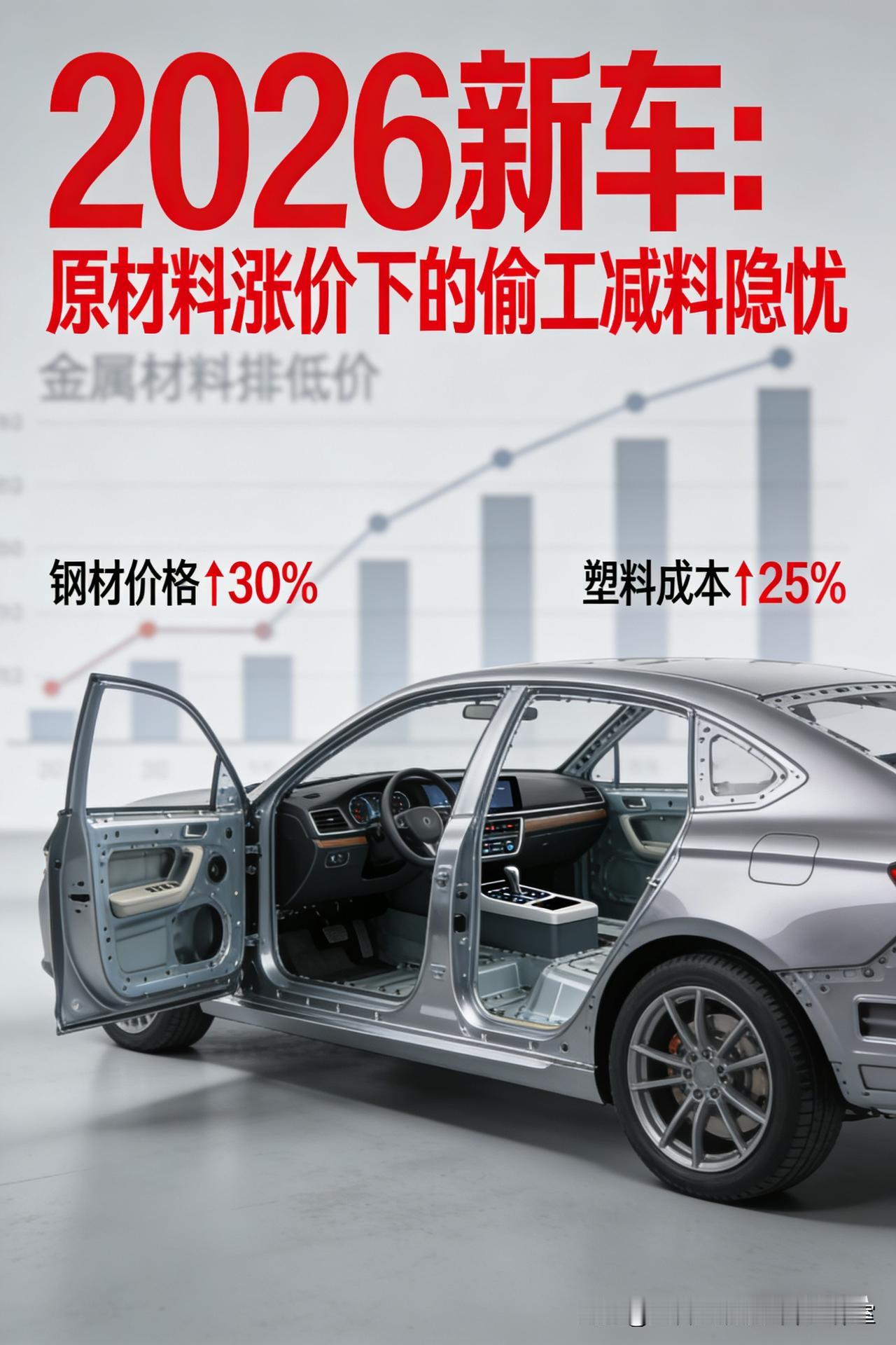 避坑：2026年原材料涨价，选车重点关注哪些偷工减料？

BY【工科女的车库】