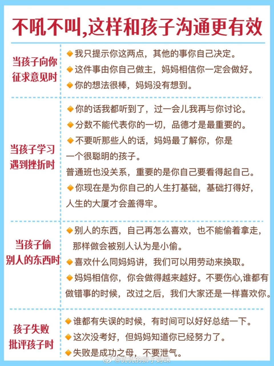 和孩子有效沟通的技巧 