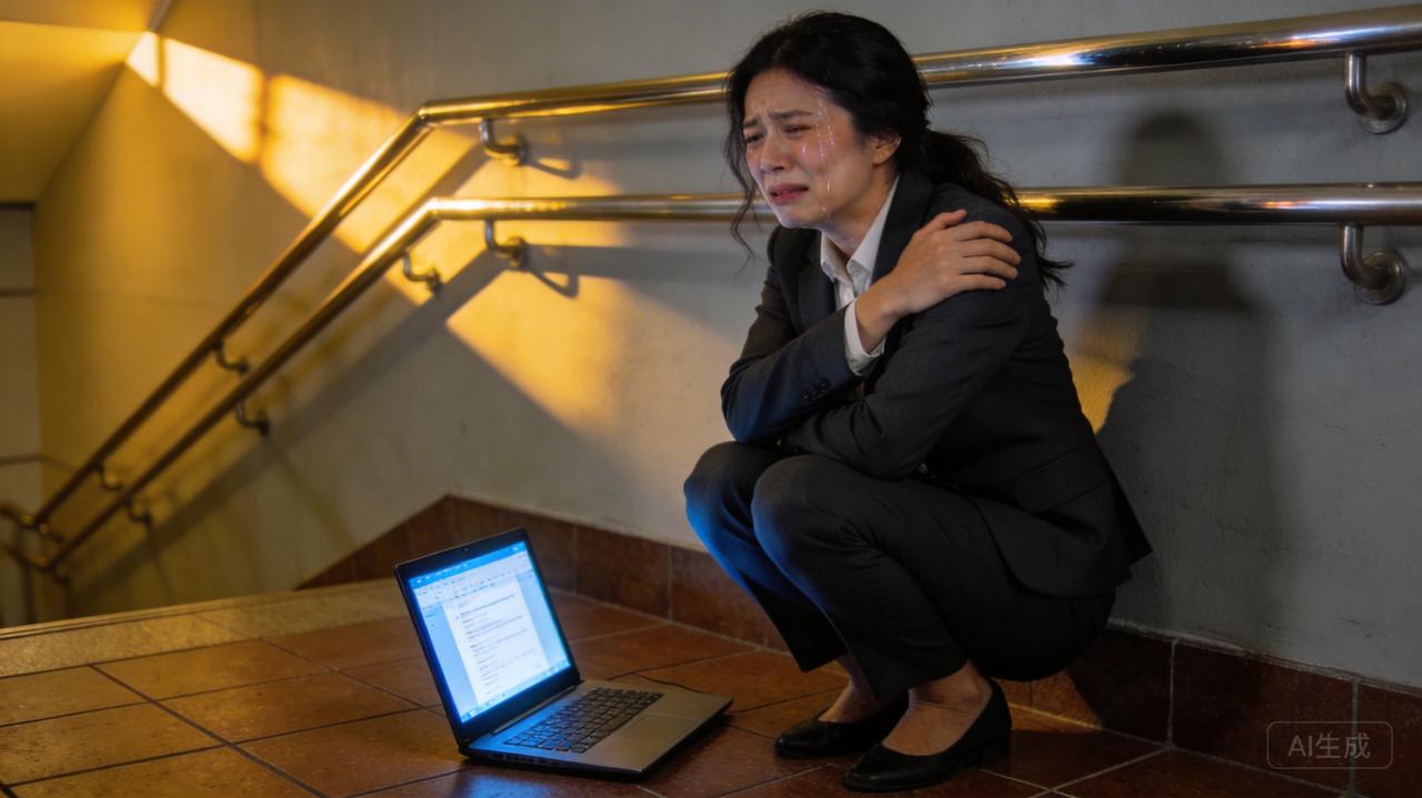 刚工作那年被客户骂到蹲在楼梯间哭，连我妈电话都不敢接，就怕一开口就露馅。
现在想