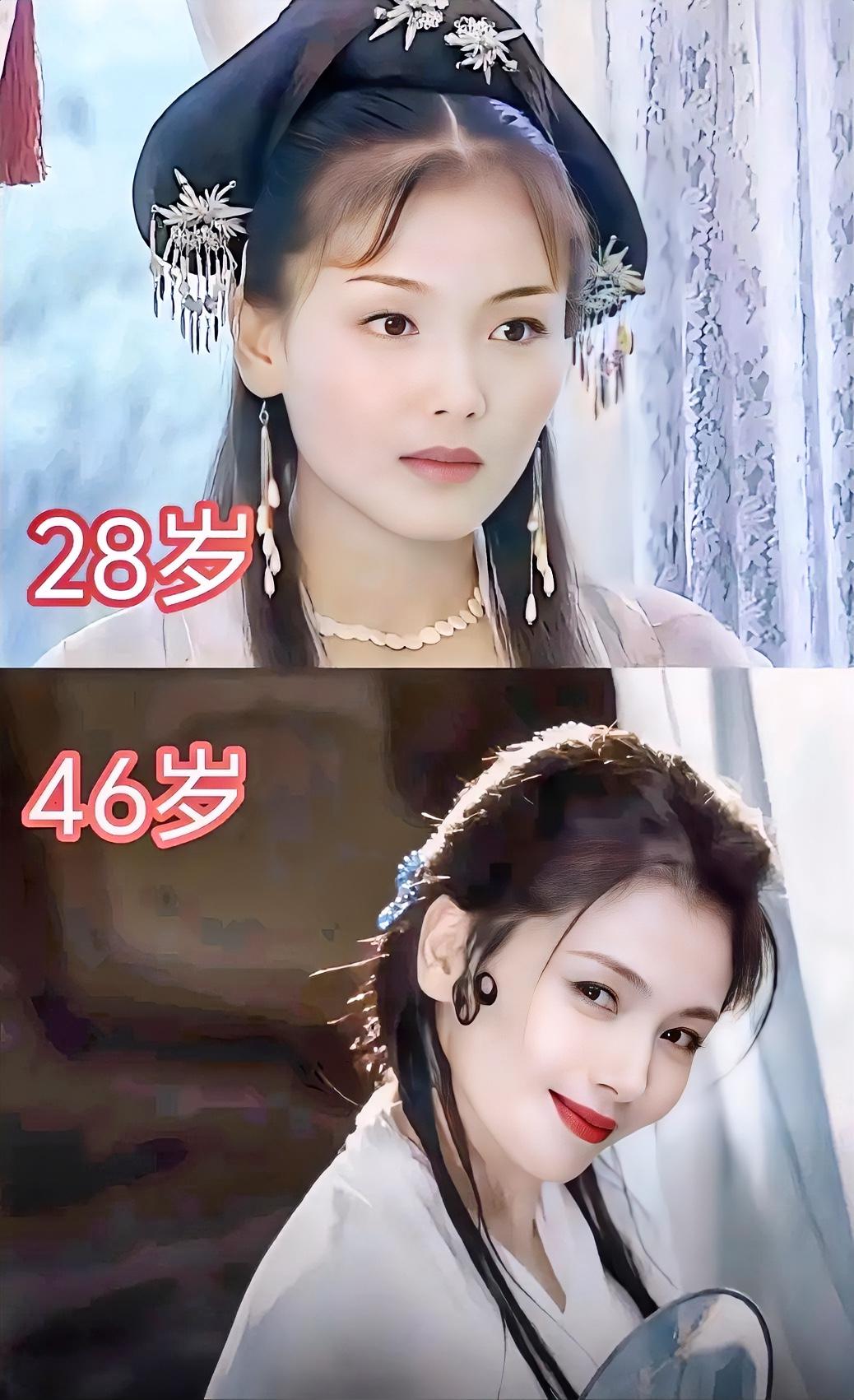 28岁和46岁，整整差出18年。
 这俩图要是没人说，谁敢信是同一个人？

28