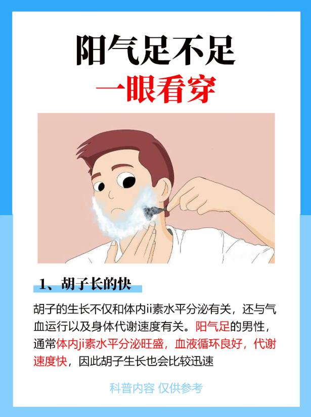 阳气是否充足，看这些表现就能知晓