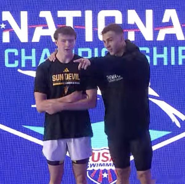 50 fly US open record 被问到这次比赛什么心得i am a 