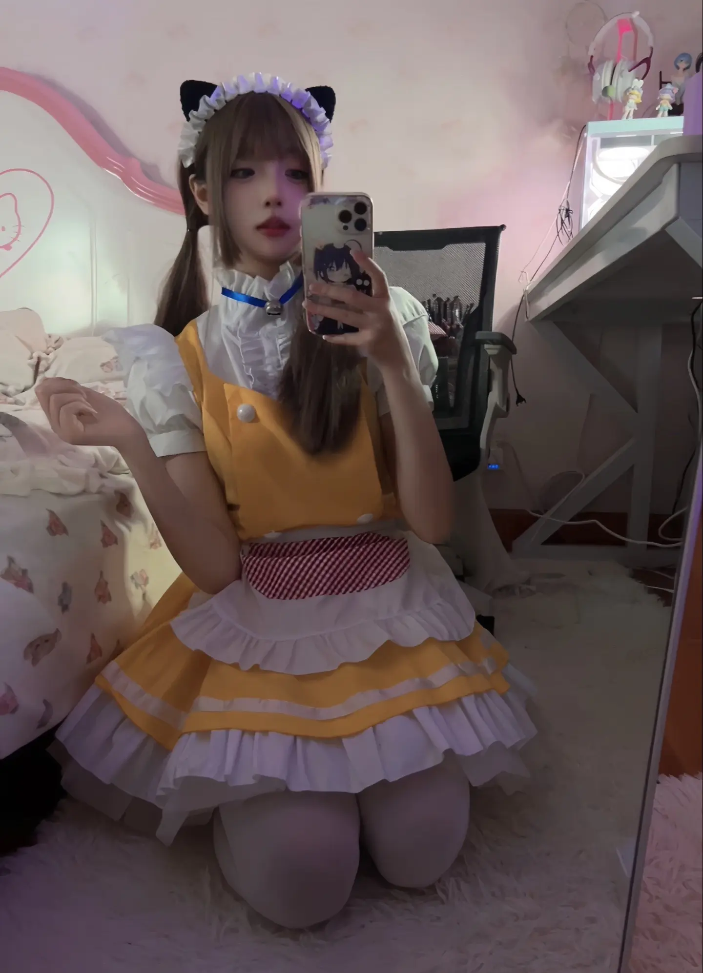小猫总是呆呆的  但是她知道她很想你(⸝⸝⸝ᵒ̴̶̷̥́ ᵕ ก̀⸝⸝⸝)ෆ