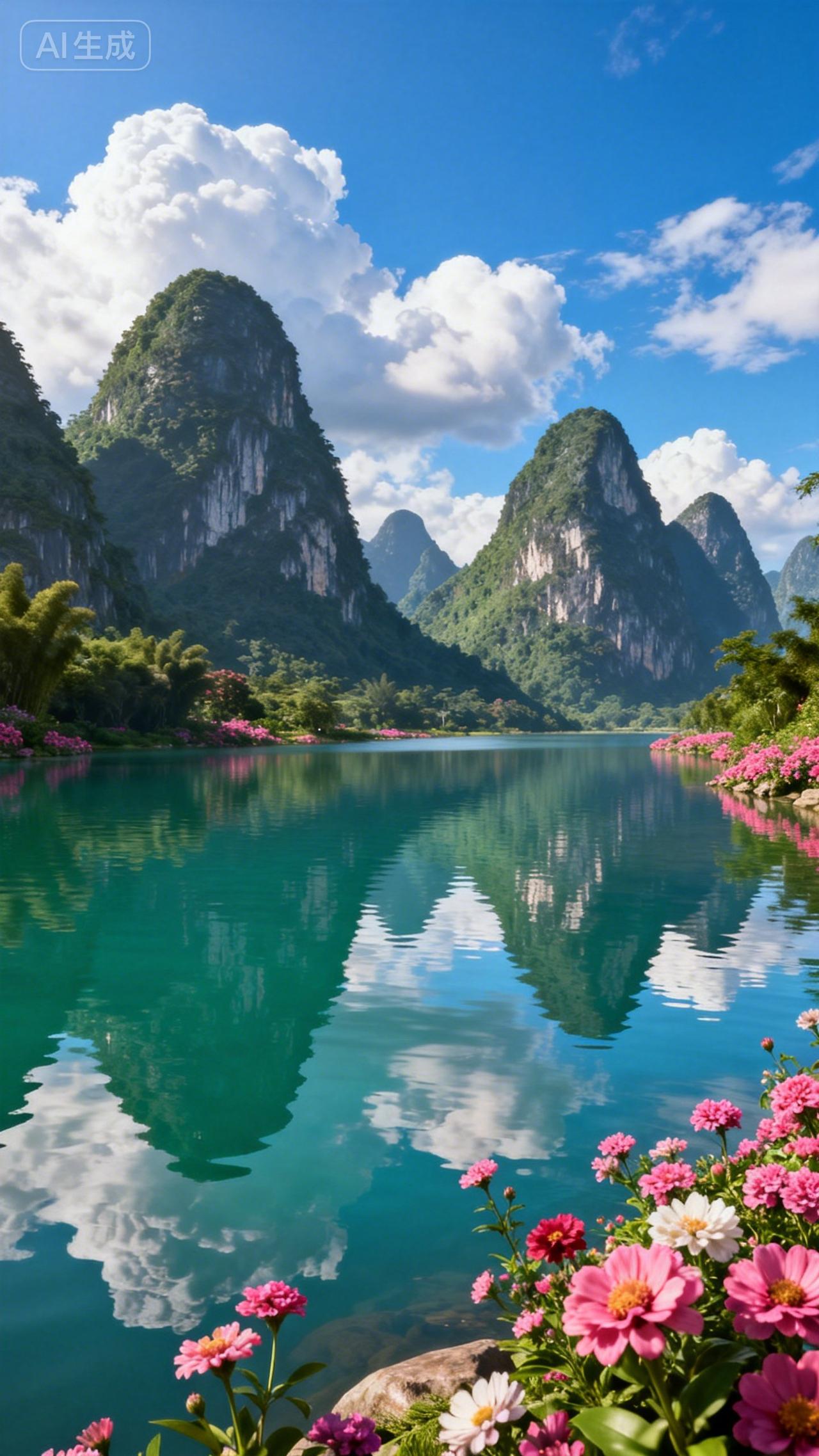@DOU+小助手 大自然之美在于山水 自然山水 山间瀑布 。