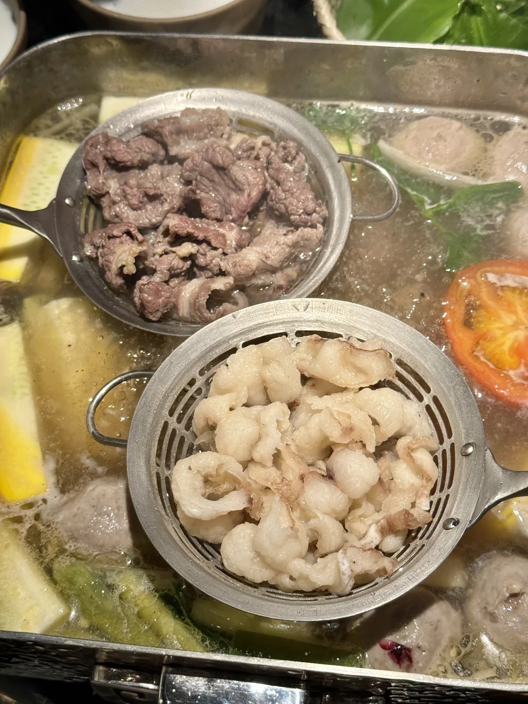 在杭州我认为真正好吃的牛肉火锅。。。