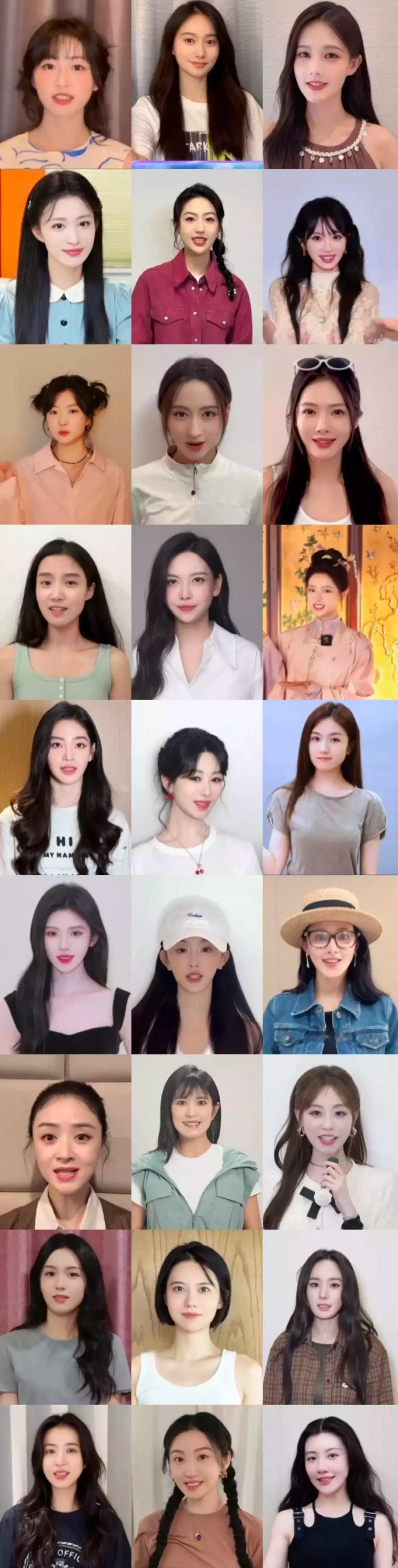 VCR截图女明星们美的百花齐放，谁的状态最好 ​​​