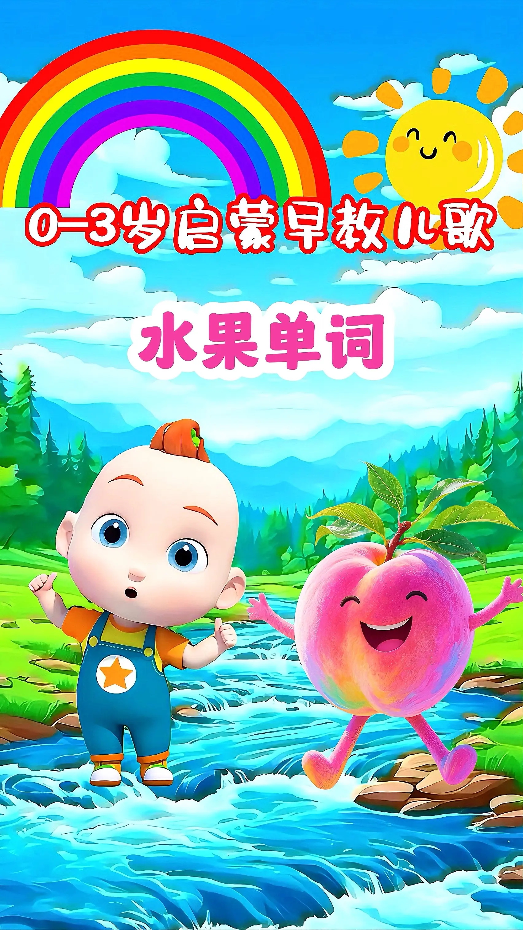 宝宝启蒙早教儿歌动画《水果单词》