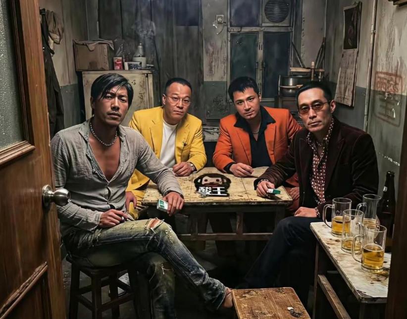 如果这四人请你进去喝一杯，你走进去第一句话说什么？
四双眼神齐刷刷扫过来，乌鸦手
