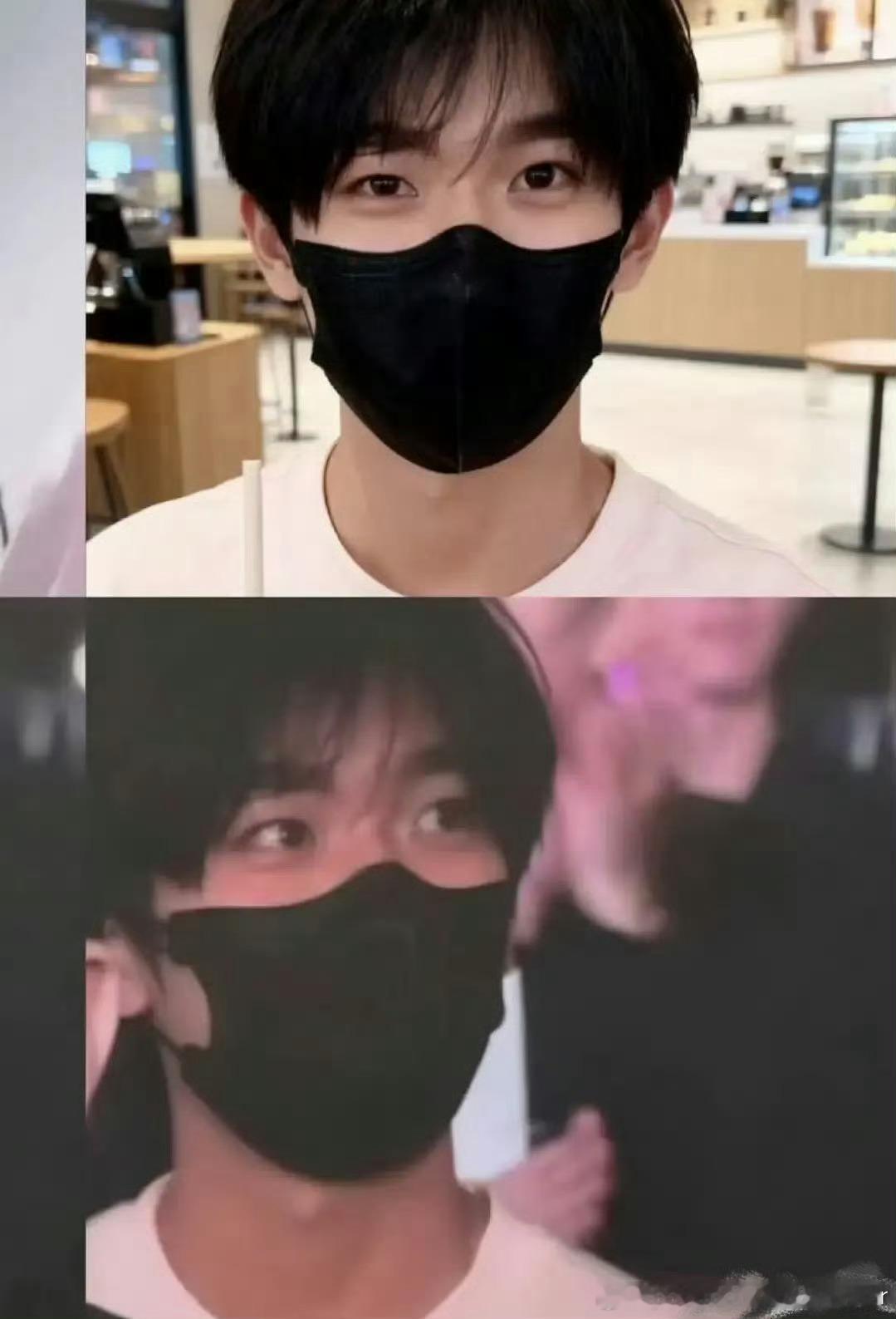 小时候挺帅的，现在想看他摘下口罩的样子