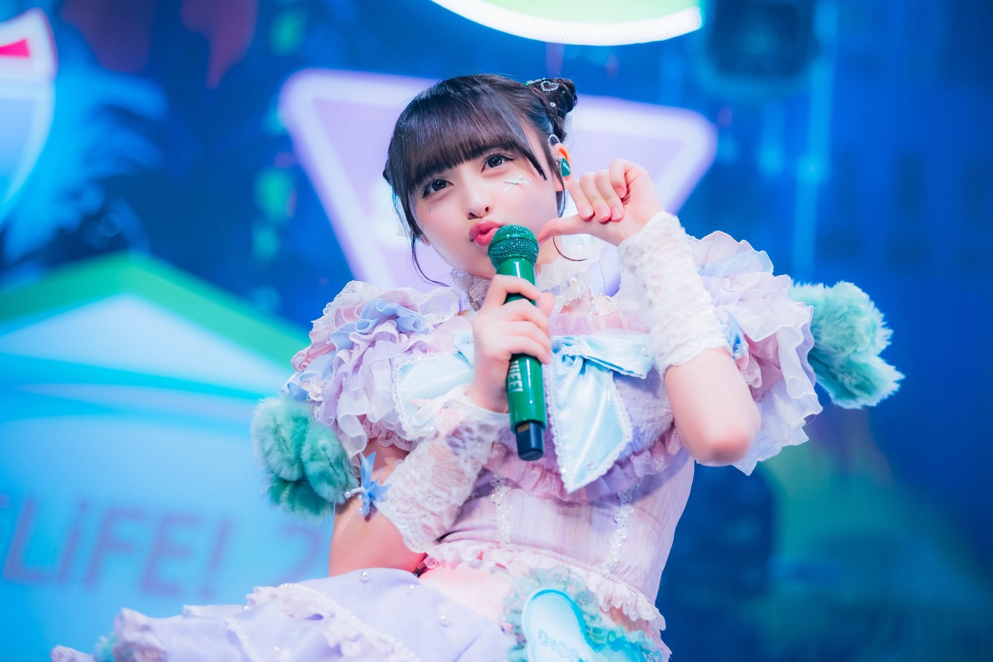 若葉のあ：「巡演Final感谢大家！ ᯠ_   ̫  _ᯄ⟡.·♡」【iLiFE
