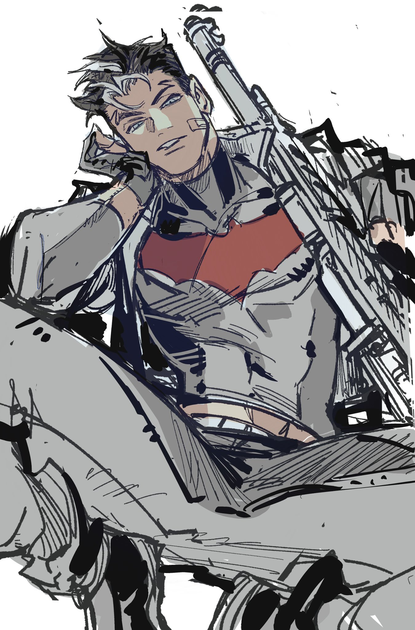 JasonTodd[超话] 画师tokitokoro分享了一张委托画作。 ​​​
